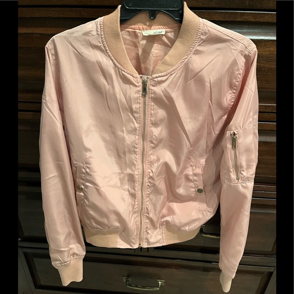 COPY - Wet seal 100% polyester jacket size small color; blush - Picture 1 of 3